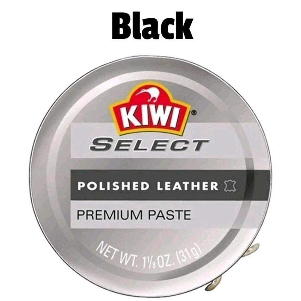 Kiwi Leather Shoe Polish Variety Pack Cordovan & Select Black Brown 1.125oz Each - Picture 2 of 4